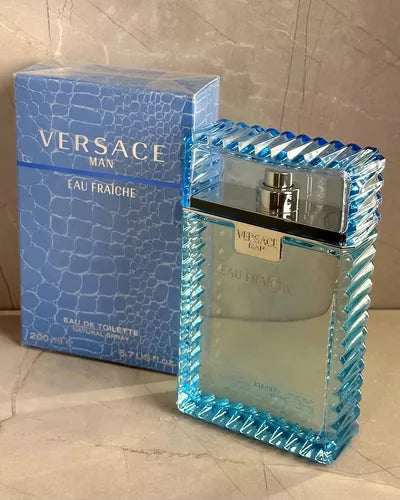 🔥 VERSACE EAU FRAICHE 120 ML + Perfumero Recargable 🔥 Fragancia para caballero — Estilo, frescura y elegancia. ID:49809-0