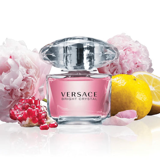 💖 BRIGHT CRYSTAL VERSACE 100 ML + Perfumero Recargable 💖 Fragancia femenina — Floral, frutal y absolutamente encantadora. ID:50472-6
