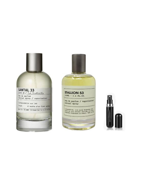 ✨ Combo Exclusivo: Santal 33 + Stallion 53 + Perfumero Recargable ✨ ID:172539-7