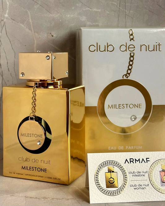 ✨ CLUB DE NUIT MILESTONE + PERFUMERO RECARGABLE ✨  FRAGANCIA UNISEX – Elegancia atemporal para él y para ella