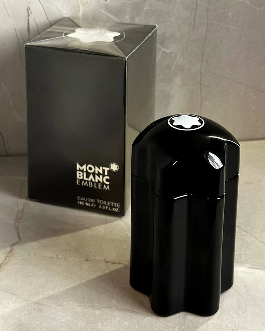 🕴️🔥 MONT BLANC EMBLEM 100ML + PERFUMERO RECARGABLE GRATIS  Fragancia aromática especiada para caballero – Elegancia que impone presencia