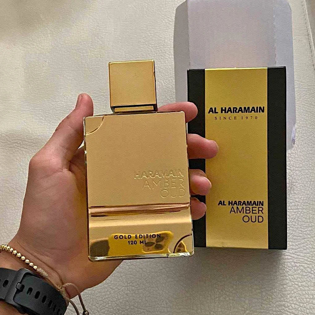 ✨👑 AL HARAMAIN GOLD – ESTUCHE DE LUJO + PERFUMERO RECARGABLE GRATIS  Fragancia UNISEX intensa, oriental y sofisticada
