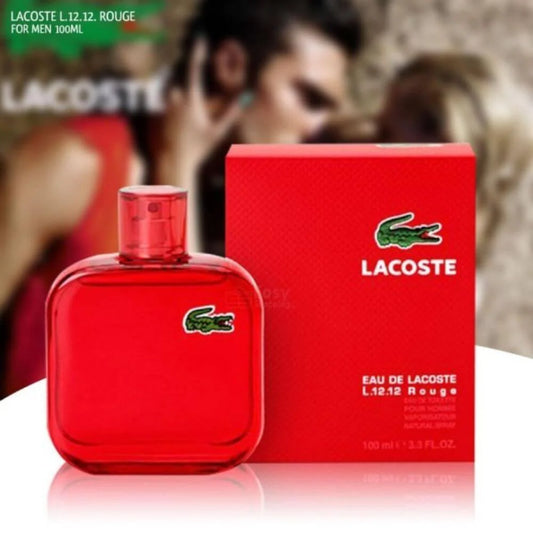❤️🔥 LACOSTE ROUGE 100 ML + Perfumero Recargable ❤️🔥 Fragancia masculina – Intensa, fresca y con actitud.