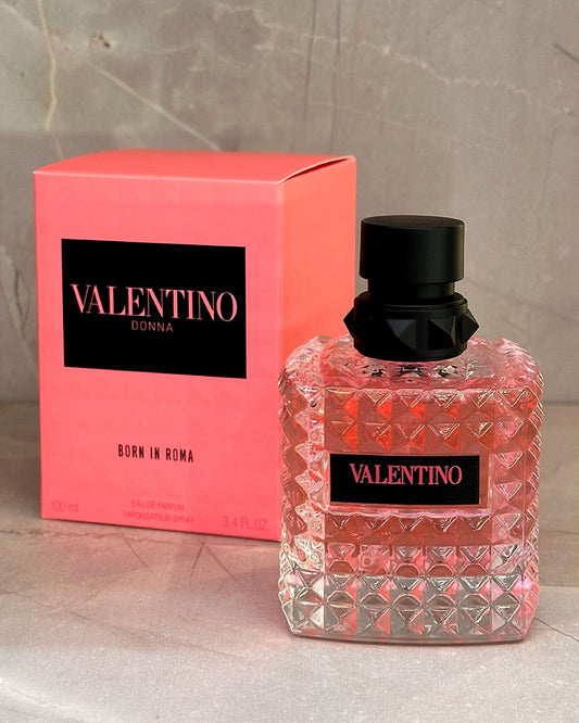 🌸 VALENTINO DONNA BORN IN ROMA – EL ESTILO DE ROMA EN TU PIEL 💖 100 ML + Perfumerito Recargable GRATIS