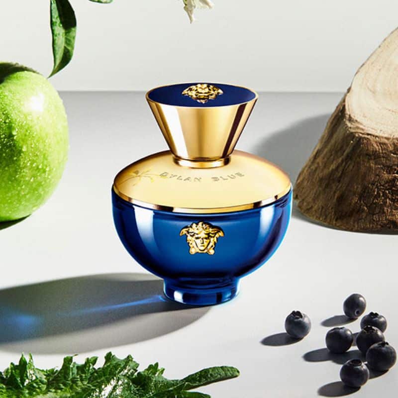 💙 VERSACE DYLAN BLUE POUR FEMME 100 ML + Perfumero Recargable 💙 Fragancia femenina – Floral, frutal y dulce. ID:50465-8