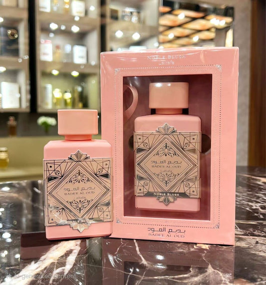 🌸 LATTAFA NOBLE BLUSH 100 ML + PERFUMERO RECARGABLE 🌸ID:173083-4