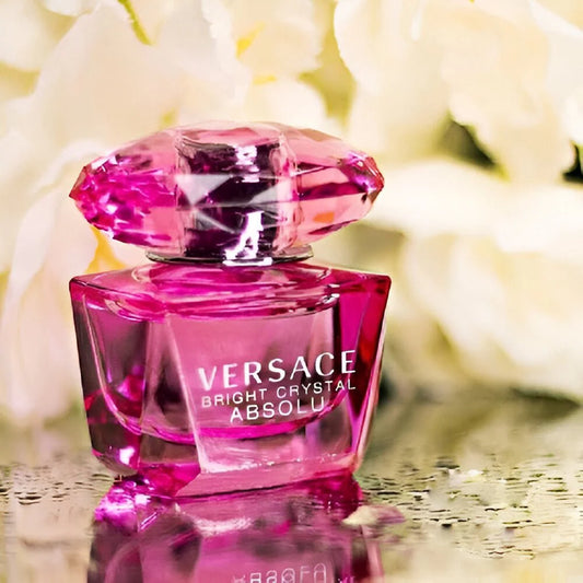 💖 Versace BRIGHT CRYSTAL ABSOLU 100 ML + Perfumero Recargable 💖 Fragancia Femenina – Brillante, sofisticada y adictiva ID:104231-3